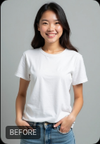 Before - カジュアル → フォーマル